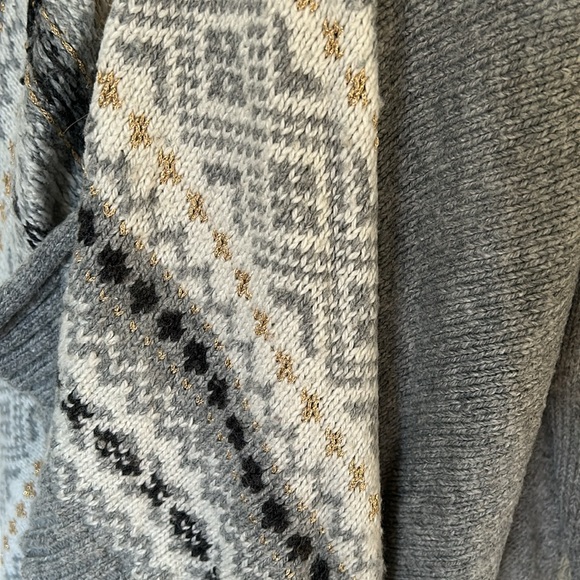 EUC Lane Bryant 22/24 Wool Blend Open Cascade Cardigan - Picture 3 of 9